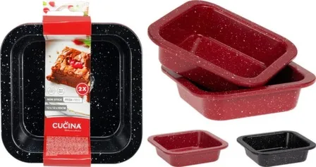 Купить Форма для выпекания, 12x12x3 см, набор 2 шт, в ассортименте, Koopman в интернет-магазине Akvilon.kz