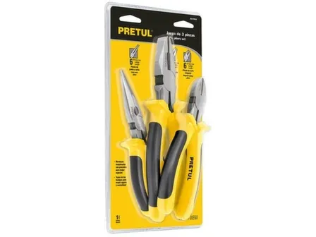 Купить Набор губцевого инструмента (3 предмета), PRETUL в интернет-магазине Akvilon.kz