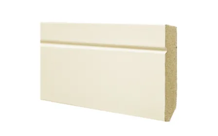 Купить Плинтус напольный МДФ 80x16x2800 мм, магнолия, Uberture в интернет-магазине Akvilon.kz