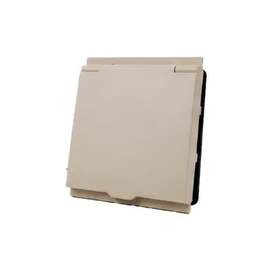 Розетка с крышкой Auroom серия Linea 1-местная (механизм) с/з, Кашемир soft touch, 250V-16A в интернет-магазине Akvilon.kz Розетка с крышкой Auroom серия Linea 1-местная (механизм) с/з, Кашемир soft touch, 250V-16A в интернет-магазине Akvilon.kz
