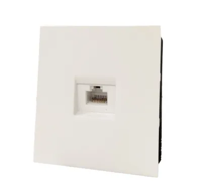 Розетка компьютерная Auroom серия Linea 1-местная (механизм) RJ-45 CAT6, Белый soft touch в интернет-магазине Akvilon.kz Розетка компьютерная Auroom серия Linea 1-местная (механизм) RJ-45 CAT6, Белый soft touch в интернет-магазине Akvilon.kz