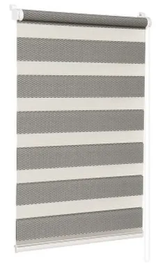 Купить Штора рулонная день-ночь МАСО 85(81)/160 серый, Delfa в интернет-магазине Akvilon.kz