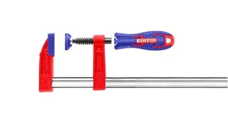 Купить Струбцина тип F, 50x200 мм, EMTOP в интернет-магазине Akvilon.kz