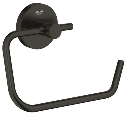 Купить Держатель туалетной бумаги без крышки Start, черный матовый, Grohe в интернет-магазине Akvilon.kz