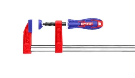 Купить Струбцина тип F, 80x300 мм, EMTOP в интернет-магазине Akvilon.kz