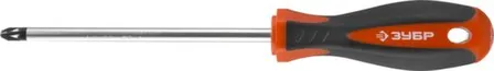 Купить Отвертка, PZ3x150 мм, двухкомпонентная рукоятка, магнитный наконечник, ЗУБР в интернет-магазине Akvilon.kz