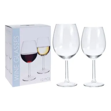 Купить Бокалы для вина 430мл и 580мл, набор 12шт, Koopman в интернет-магазине Akvilon.kz