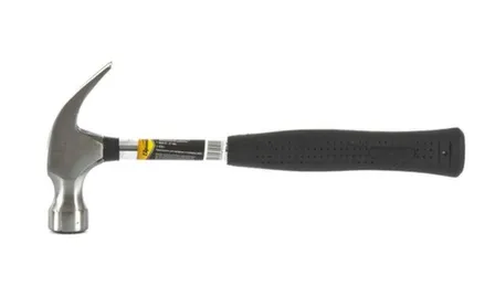 Купить Молоток-гвоздодер 450 г, металлическая трубчатая обрезиненная рукоятка, Sparta в интернет-магазине Akvilon.kz