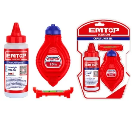 Купить Шнур-отвес малярный, нить разметочная с краской, EMTOP в интернет-магазине Akvilon.kz