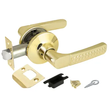 Купить Ручка-защелка межкомнатная золото фиксатор, Punto в интернет-магазине Akvilon.kz