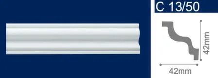 Купить Плинтус потолочный 42x42x2000мм, Solid в интернет-магазине Akvilon.kz