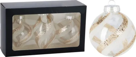 Купить Елочное украшение набор из 3 штук: шар, луковка, капля, Koopman в интернет-магазине Akvilon.kz