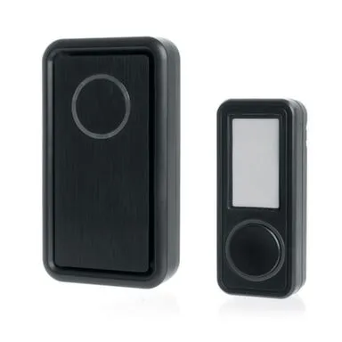 Купить Звонок беспроводной 18 мелодий черный Feron в интернет-магазине Akvilon.kz