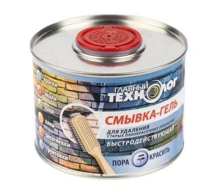 Купить Смывка-гель лакокрасочных покрытий 0,6л, Главный Технолог в интернет-магазине Akvilon.kz