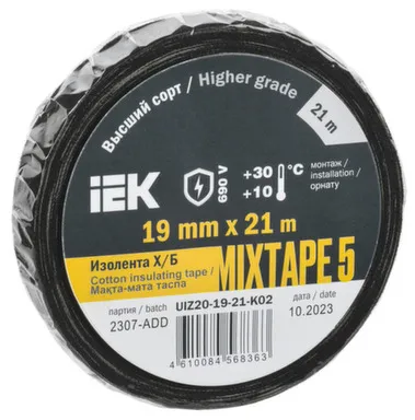Купить Изолента Х/Б 19 мм 21 м MIXTAPE 5, IEK в интернет-магазине Akvilon.kz
