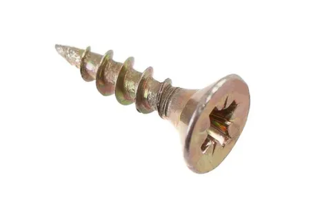 Купить Саморезы универсальные 4x16 (желтый цинк 25 шт) в интернет-магазине Akvilon.kz