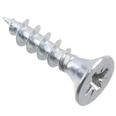 Купить Саморезы универсальные 5x20 (белый цинк 16 шт) в интернет-магазине Akvilon.kz