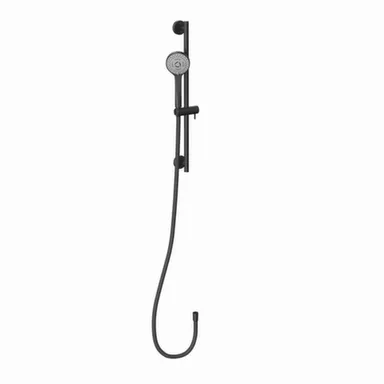 Купить Душевая стойка с ручной круглой лейкой и шлангом без выхода для подачи воды Ole, матовый черный, Kerama Marazzi в интернет-магазине Akvilon.kz