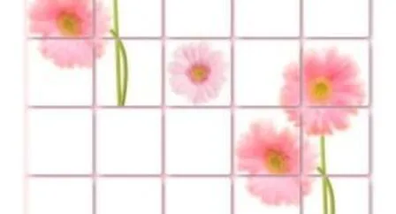 Купить Панель ПВХ 955x480мм Розовые герберы в интернет-магазине Akvilon.kz