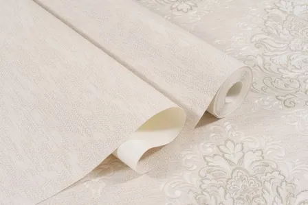 Купить Обои виниловые на флизелиновой основе Опера, база, бежевый холодный, 1,06x10 м, Domingo в интернет-магазине Akvilon.kz