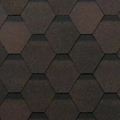 Купить Черепица гибкая SHINGLAS Оптима коричневый (3 м2) в интернет-магазине Akvilon.kz