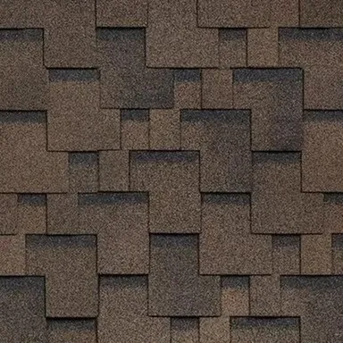 Купить Черепица гибкая SHINGLAS Финская Аккорд коричневый (3 м2) в интернет-магазине Akvilon.kz