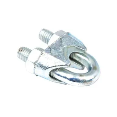 Купить Зажим троса DIN 741 12 мм, белый цинк, 1 шт, Стройбат в интернет-магазине Akvilon.kz