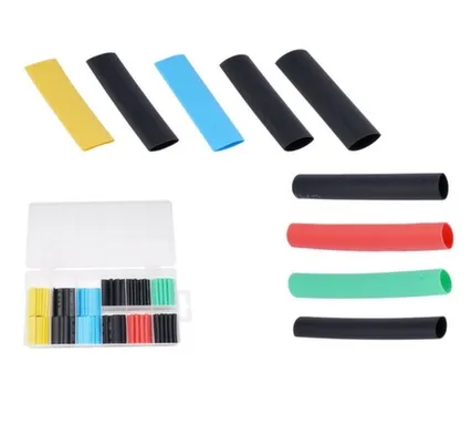 Купить Комплект термоусадочных трубок, 120 шт в наборе, EMTOP в интернет-магазине Akvilon.kz