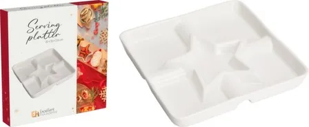 Купить Тарелка для закусок, 22x22x2,8 см, Koopman в интернет-магазине Akvilon.kz