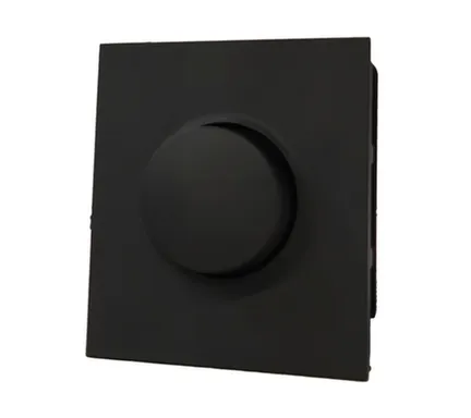 Диммер поворотный Auroom серия Linea 1-местная (механизм), Черный soft touch, 250V-10A в интернет-магазине Akvilon.kz Диммер поворотный Auroom серия Linea 1-местная (механизм), Черный soft touch, 250V-10A в интернет-магазине Akvilon.kz