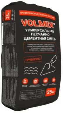 Купить Смесь песчано-цементная универсальная профессиональная 25 кг, Volmix в интернет-магазине Akvilon.kz