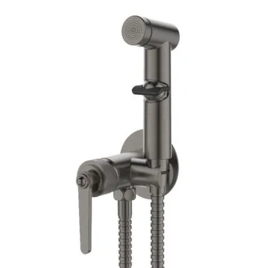 Купить Смеситель с гигиеническим душем Lagos Gun Metal, Esko в интернет-магазине Akvilon.kz