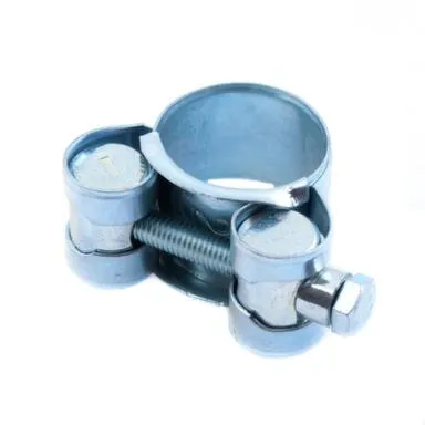 Купить Хомут шарнирный 20-22 мм, белый цинк, 2 шт, Стройбат в интернет-магазине Akvilon.kz