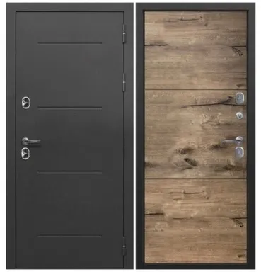 Купить Дверь мет. 11 см ISOTERMA Серебро Канадский Дуб пацифик горизонт (860 мм) правая в интернет-магазине Akvilon.kz