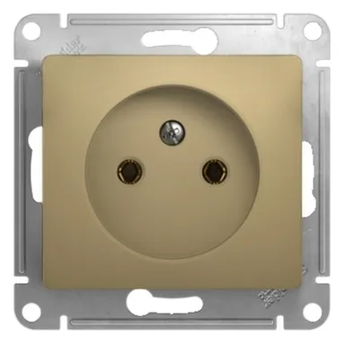 Купить Розетка 1-местная Schneider Electric Glossa Титан в интернет-магазине Akvilon.kz
