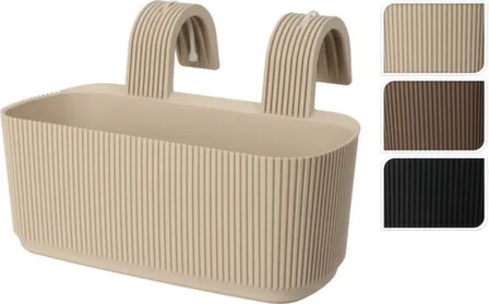 Купить Кашпо для цветов с крючками, 21x29x19 см, в ассортименте, Koopman в интернет-магазине Akvilon.kz