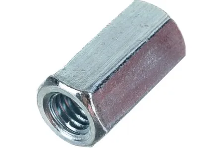 Купить Гайка переходная DIN 6334 М 8 (белый цинк 25 шт), Стройбат в интернет-магазине Akvilon.kz