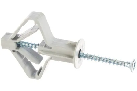 Купить Дюбель для гипсокартона 10x50 с самор. 4x60 (4 шт), Стройбат в интернет-магазине Akvilon.kz