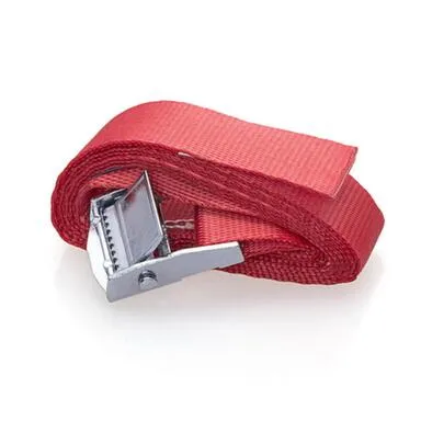 Купить Ремень креп.с зубч.зажим.25мм х1,5м полиэст (200 кг) (цветной 1 шт), Стройбат в интернет-магазине Akvilon.kz