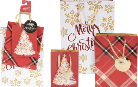 Купить Набор пакетов подарочных, 3 шт., 18x23 см, 26x32 см, 32x45 см, Koopman в интернет-магазине Akvilon.kz