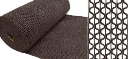 Купить Коврик-дорожка Zig-Zag противоскользящий коричневый 5мм 0,9x12 м,SunStep в интернет-магазине Akvilon.kz