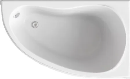 Купить Ванна акриловая Алегра, правая, 150x90 см, BAS в интернет-магазине Akvilon.kz