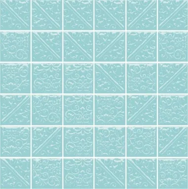 Купить Ла-Виллет бирюзовый 30,1x30,1 -мозаика Бирюзовый в интернет-магазине Akvilon.kz