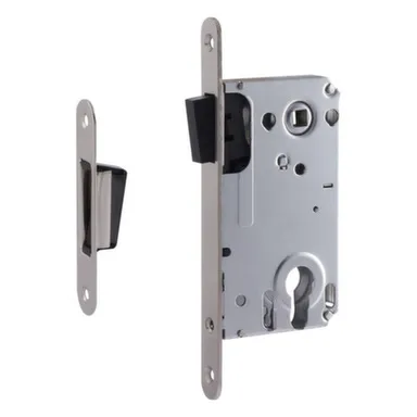 Купить Корпус замка магнитный 25М-85 (под цилиндр) Нора-М Матовый никель в интернет-магазине Akvilon.kz