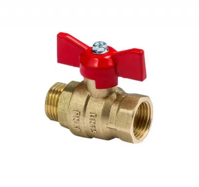 Кран шаровой 1/2" ВР-НР рукоят баб Interval в интернет-магазине Akvilon.kz