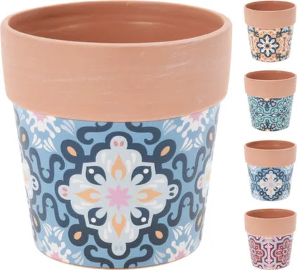 Купить Кашпо для цветов, 14x14x14 см, в ассортименте, Koopman в интернет-магазине Akvilon.kz