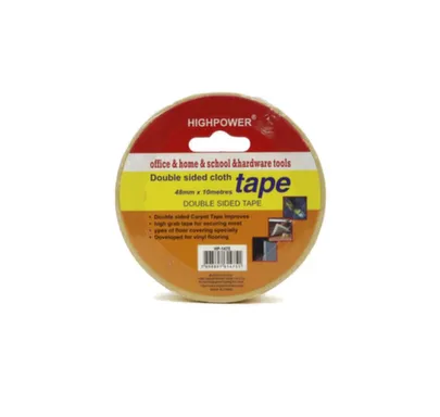 Двухсторонняя ковровая лента прозрачная 48 мм × 10 м в интернет-магазине Akvilon.kz