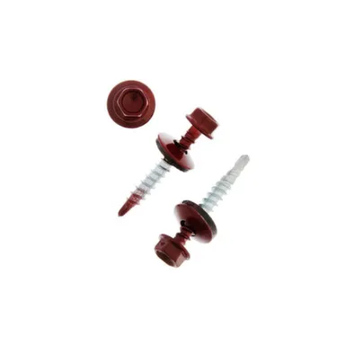 Купить Саморез кровельный 4,8x35 красный RAL 3011 в интернет-магазине Akvilon.kz