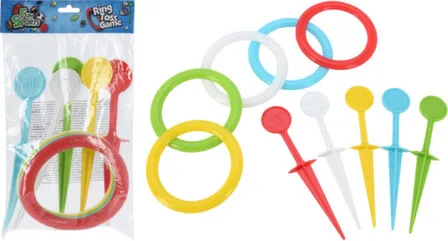 Купить Игровой набор Кольцеброс, 5 колец и 5 палок, Koopman в интернет-магазине Akvilon.kz