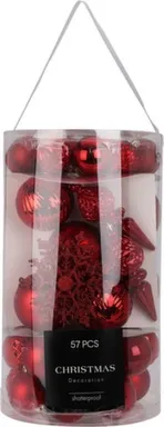 Купить Ёлочное украшение Шар, набор 57 штук, дизайн и размер в ассортименте, Koopman в интернет-магазине Akvilon.kz